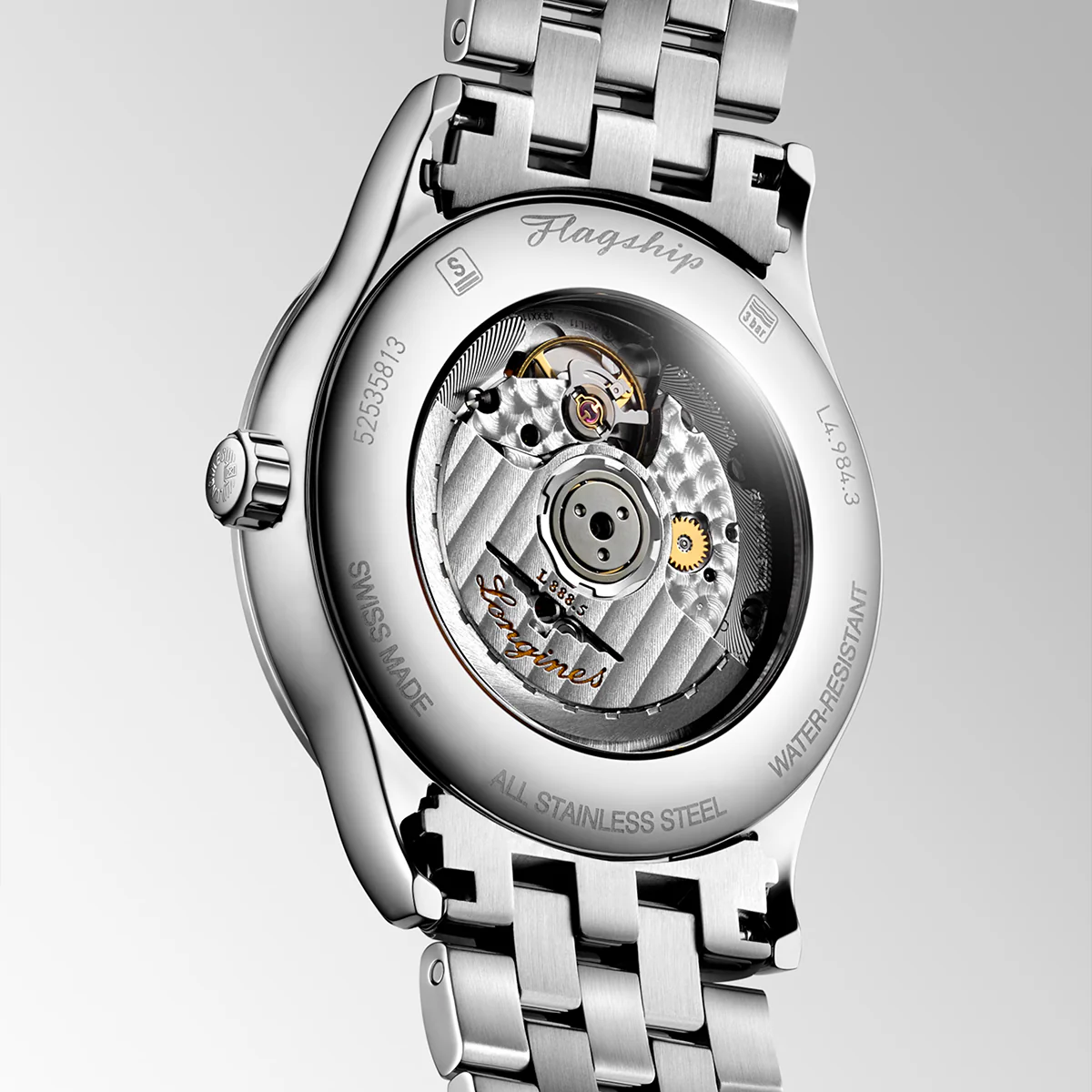 Flagship Steel 40mm Automatic Men's Bracelet  Watch - Image 4