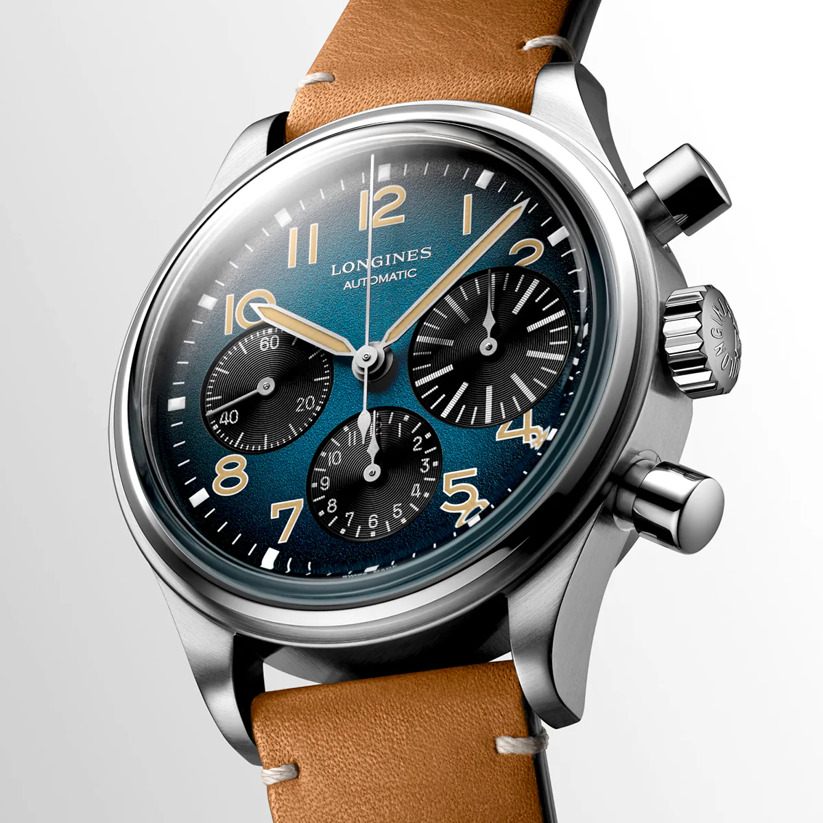 Heritage Avigation Bigeye 42mm Blue Dial Automatic Chronograph Watch - Image 4