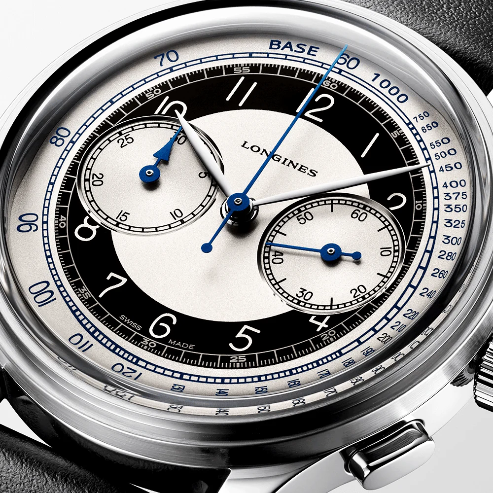 Heritage Classic Tuxedo Silver/Black Dial Automatic Chronograph Watch - Image 3