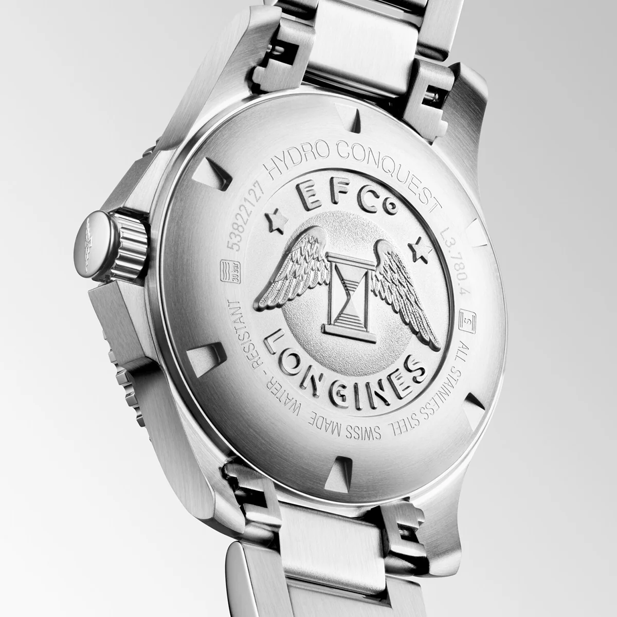 HydroConquest 39mm Black Dial Automatic Bracelet Watch - Image 3