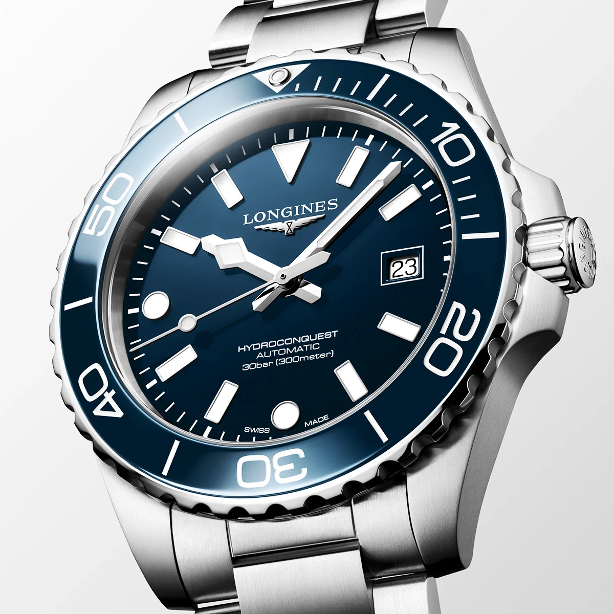 HydroConquest 42mm Blue Dial & Ceramic Bezel Automatic Watch - Image 2