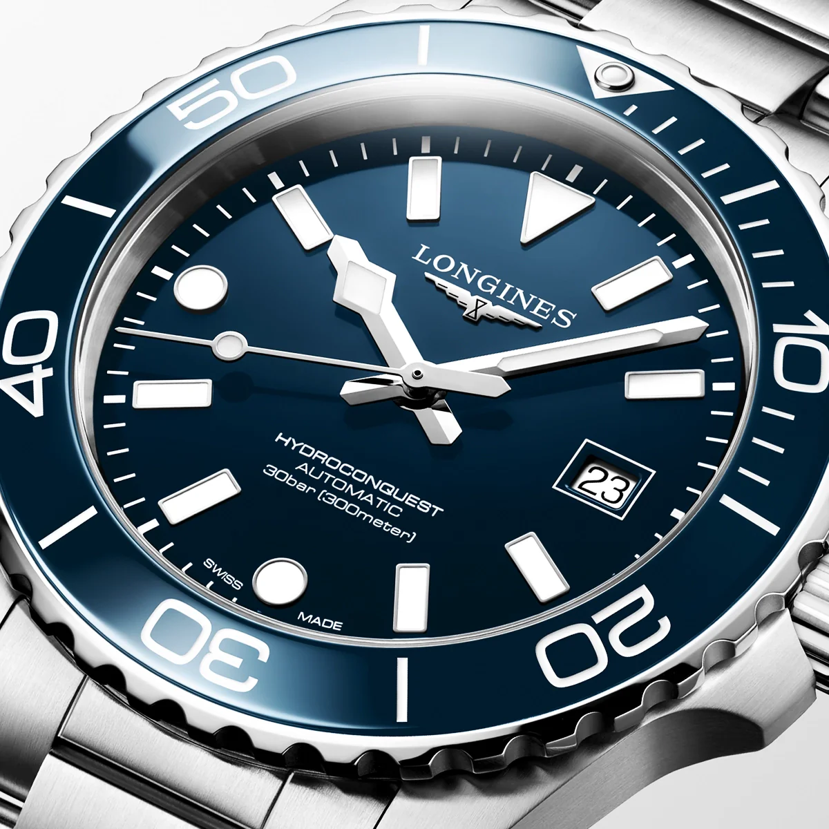 HydroConquest 42mm Blue Dial & Ceramic Bezel Automatic Watch - Image 3