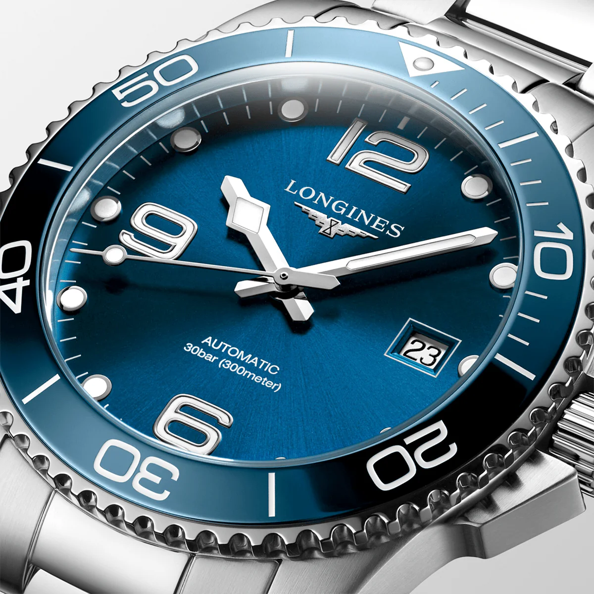 HydroConquest Steel 41mm Automatic Bracelet Watch - Image 5