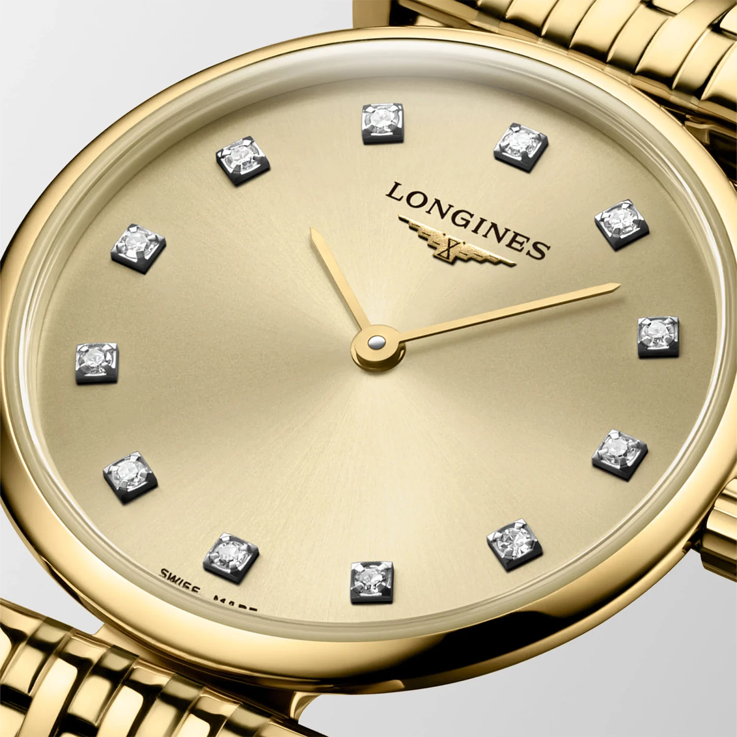 La Grande Classique 24mm Gold PVD Diamond Dial Ladies Bracelet Watch - Image 2