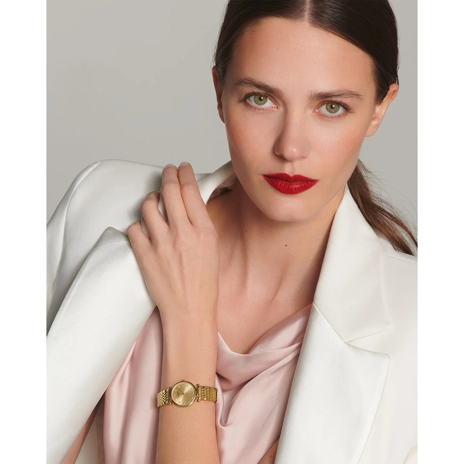 La Grande Classique 24mm Gold PVD Diamond Dial Ladies Bracelet Watch - Image 8