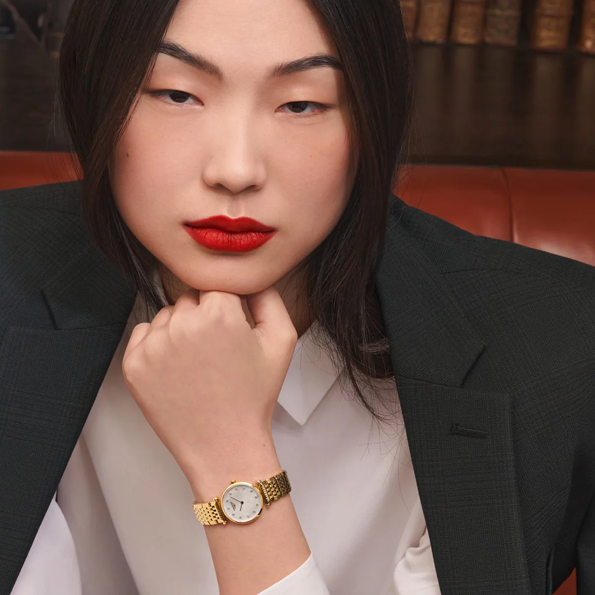 La Grande Classique 24mm Yellow Gold Diamond Dial Ladies Watch - Image 7