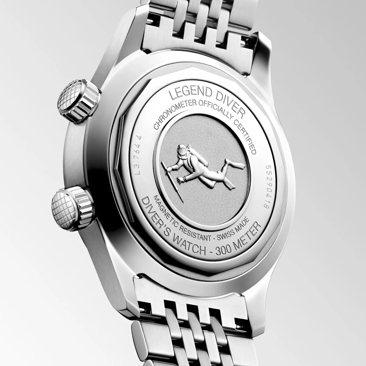 Legend Diver 39mm Blue Dial Automatic Bracelet Watch - Image 2