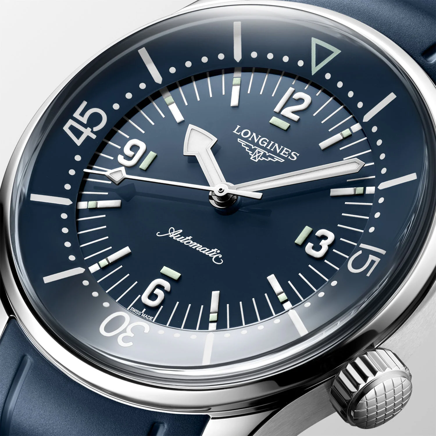 Legend Diver 39mm Blue Dial Men's Automatic Strap Watch - Image 2