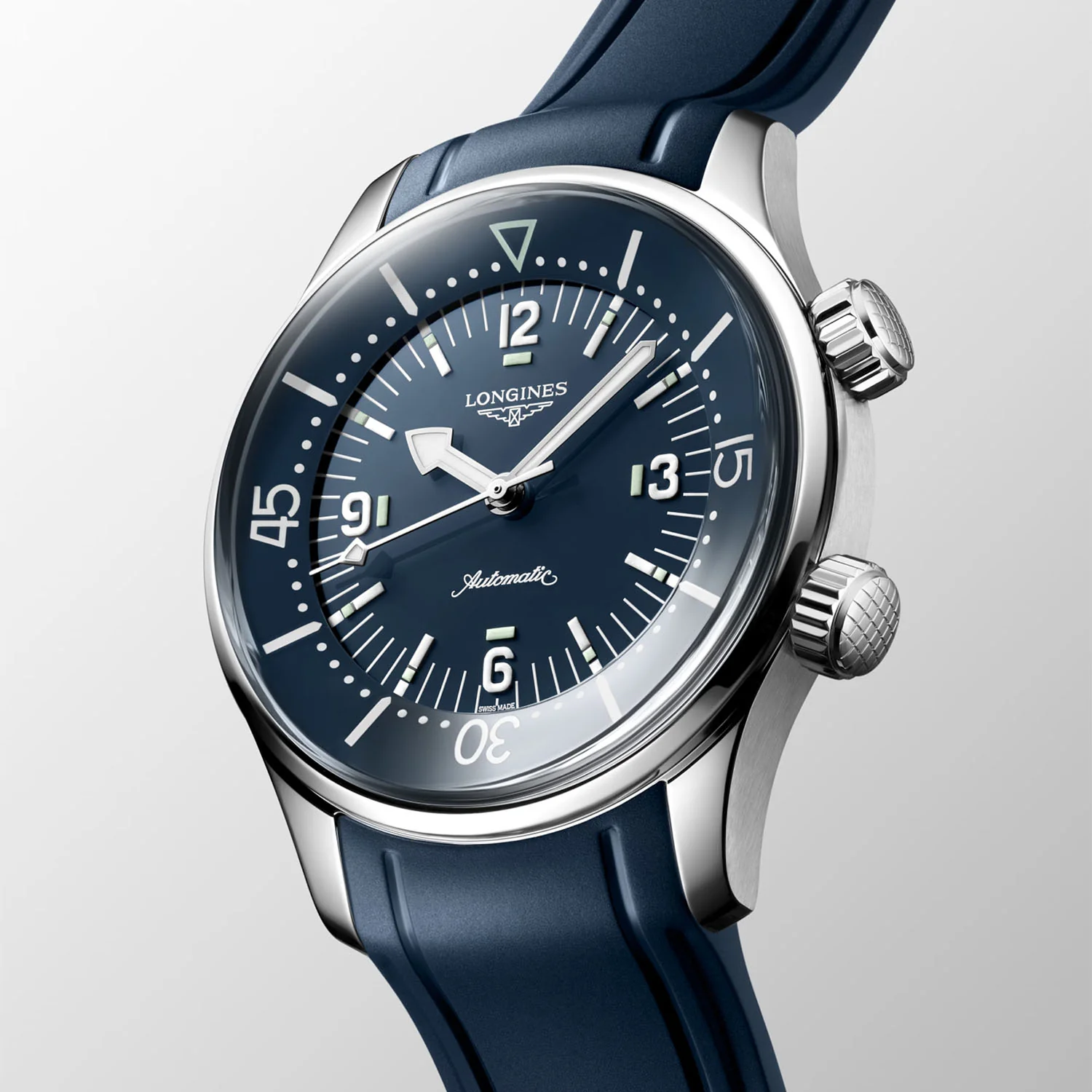Legend Diver 39mm Blue Dial Men's Automatic Strap Watch - Image 3