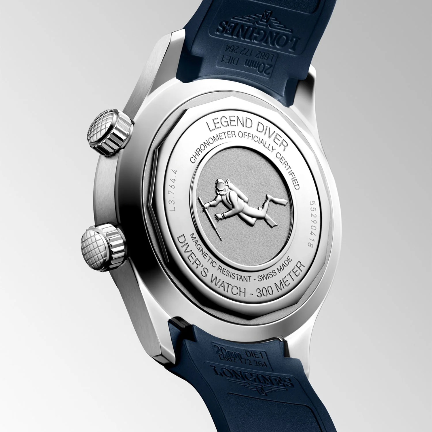 Legend Diver 39mm Blue Dial Men's Automatic Strap Watch - Image 5