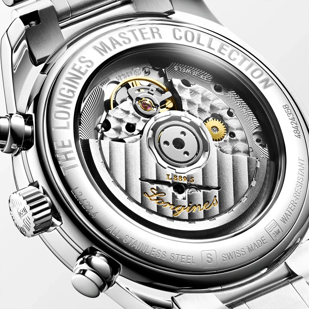 Master 40mm Blue Dial Automatic Chronograph Bracelet Watch - Image 3