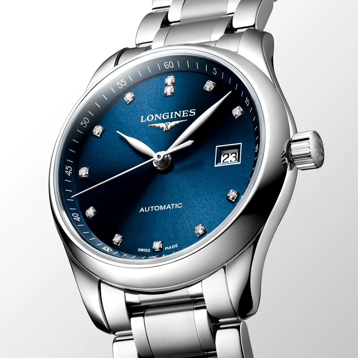 Master Collection 29mm Blue Diamond Dial Bracelet Watch - Image 3