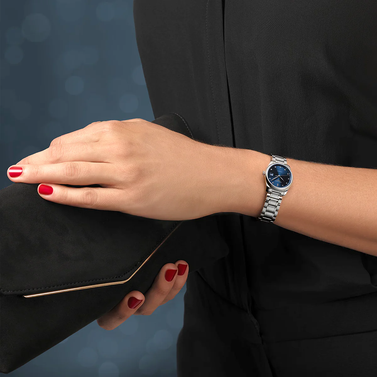 Master Collection 29mm Blue Diamond Dial Bracelet Watch - Image 4