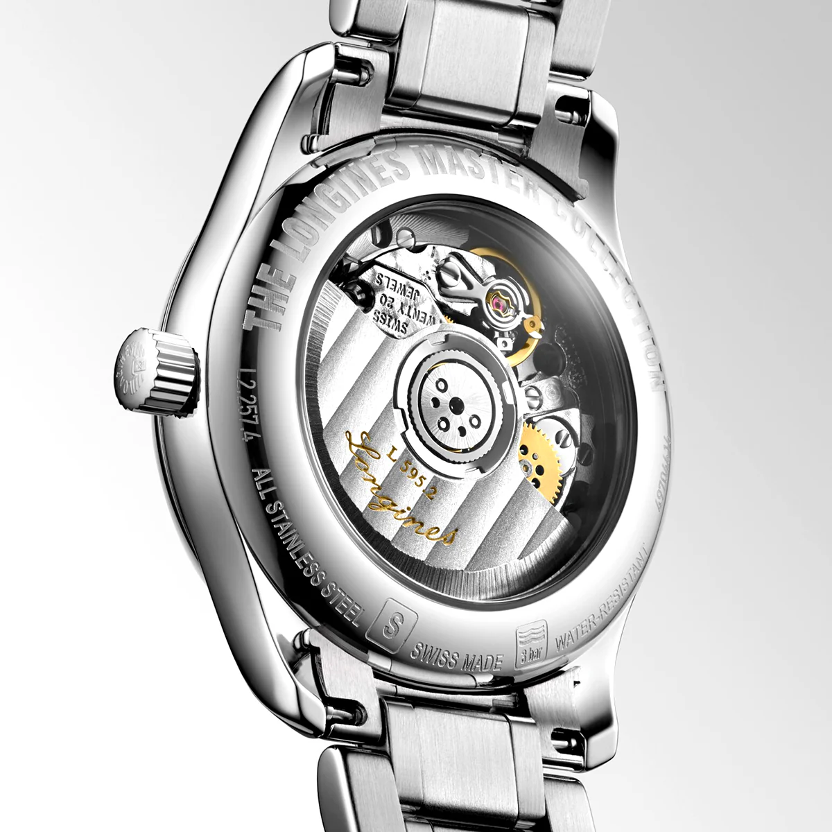 Master Collection 29mm Silver Diamond Dial Bracelet Watch - Image 4