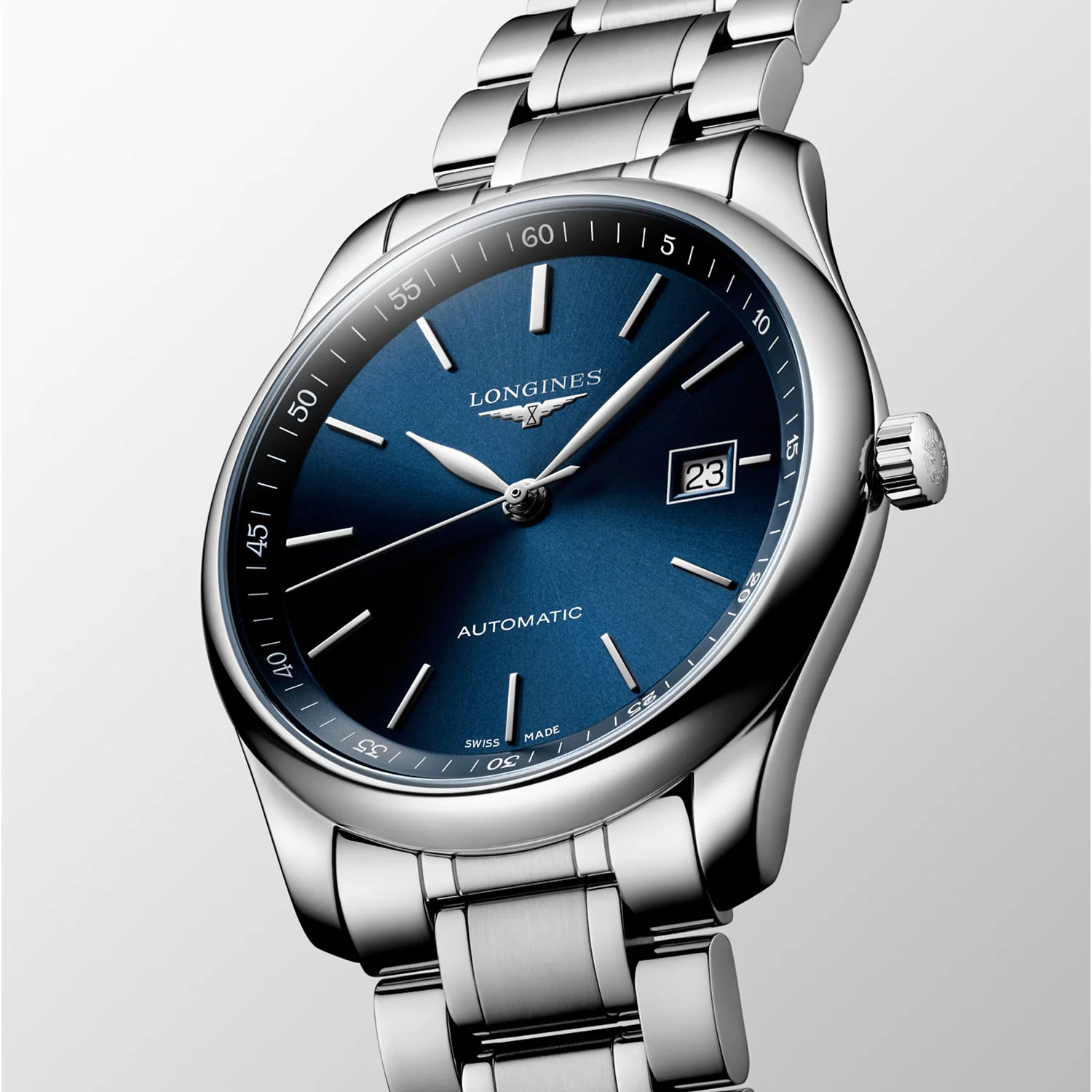 Master Collection 40mm Blue Dial Automatic Bracelet Watch - Image 2