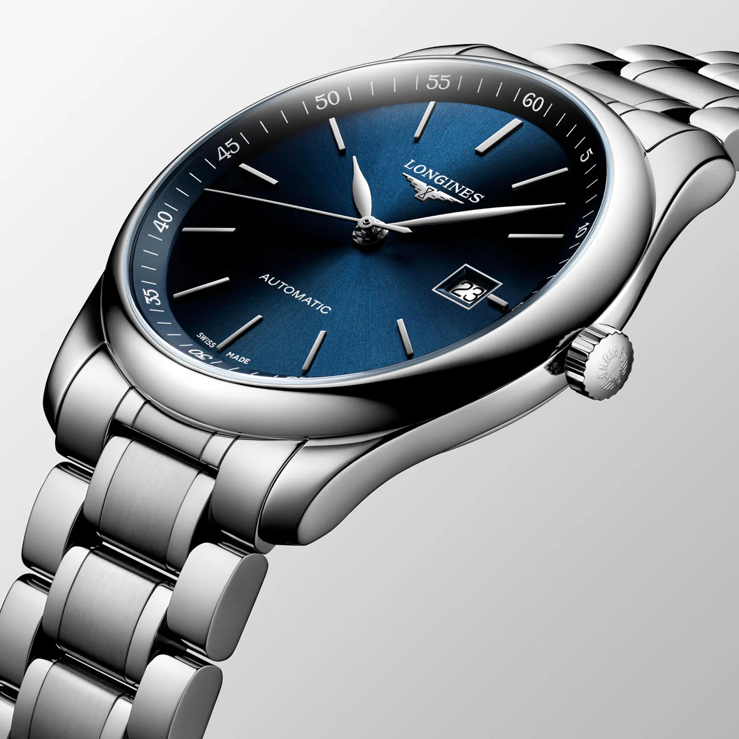 Master Collection 40mm Blue Dial Automatic Bracelet Watch - Image 3