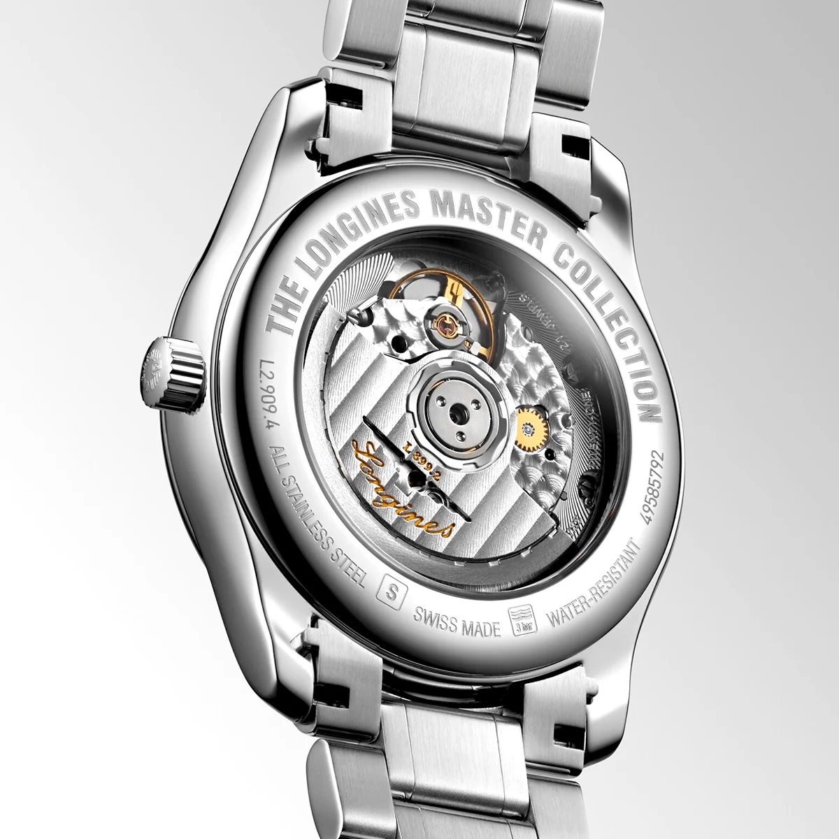 Master Collection Moonphase 40mm Silver Dial Men's Bracelet Watch - Image 4