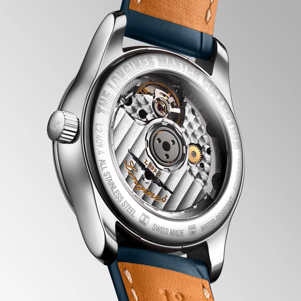 Master Collection Moonphase 34mm Blue Diamond Dial Ladies Watch - Image 2