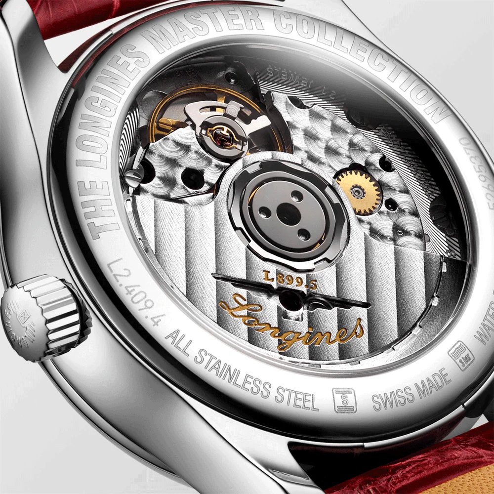Master Collection Steel 34mm Automatic Strap Watch - Image 4