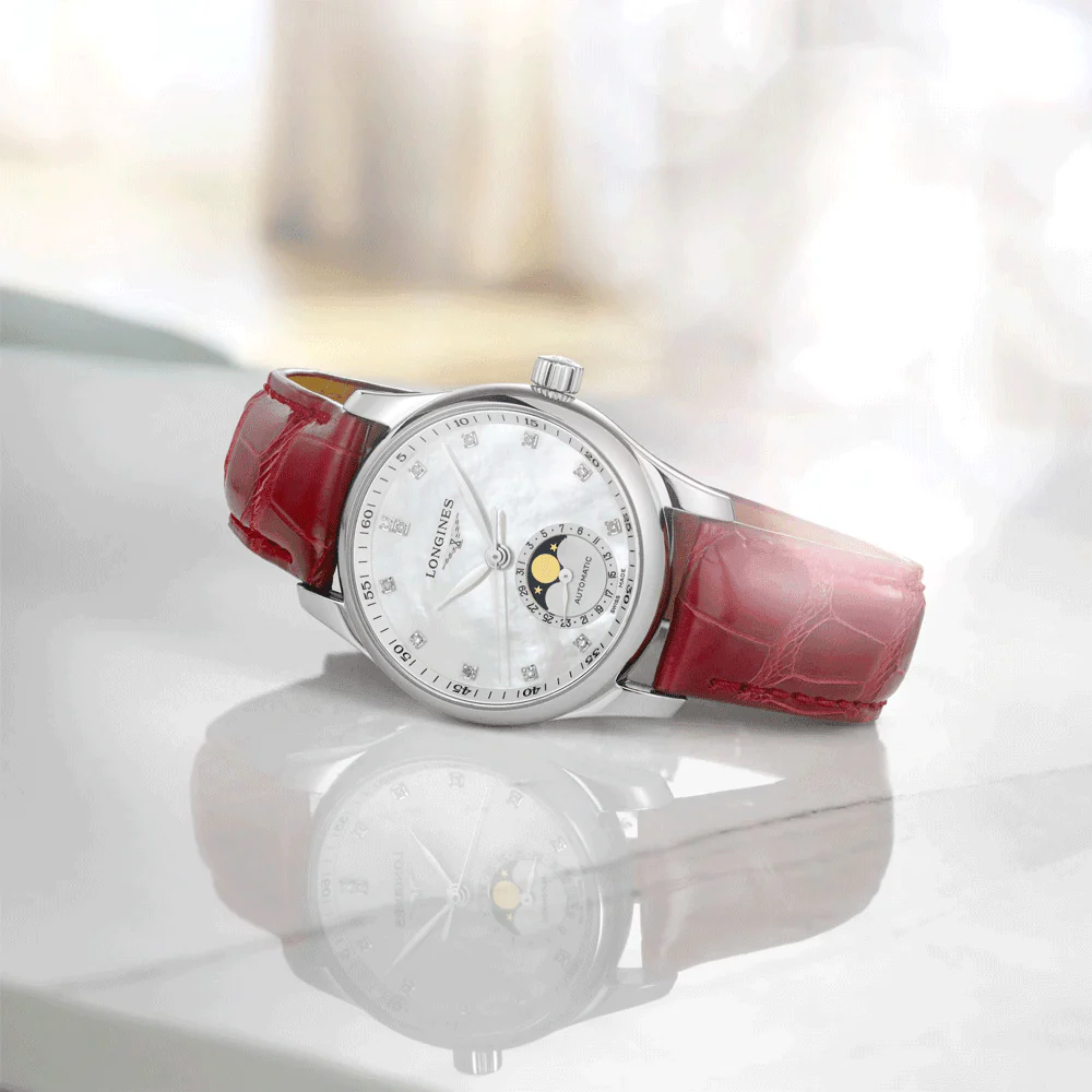 Master Collection Steel 34mm Automatic Strap Watch - Image 5