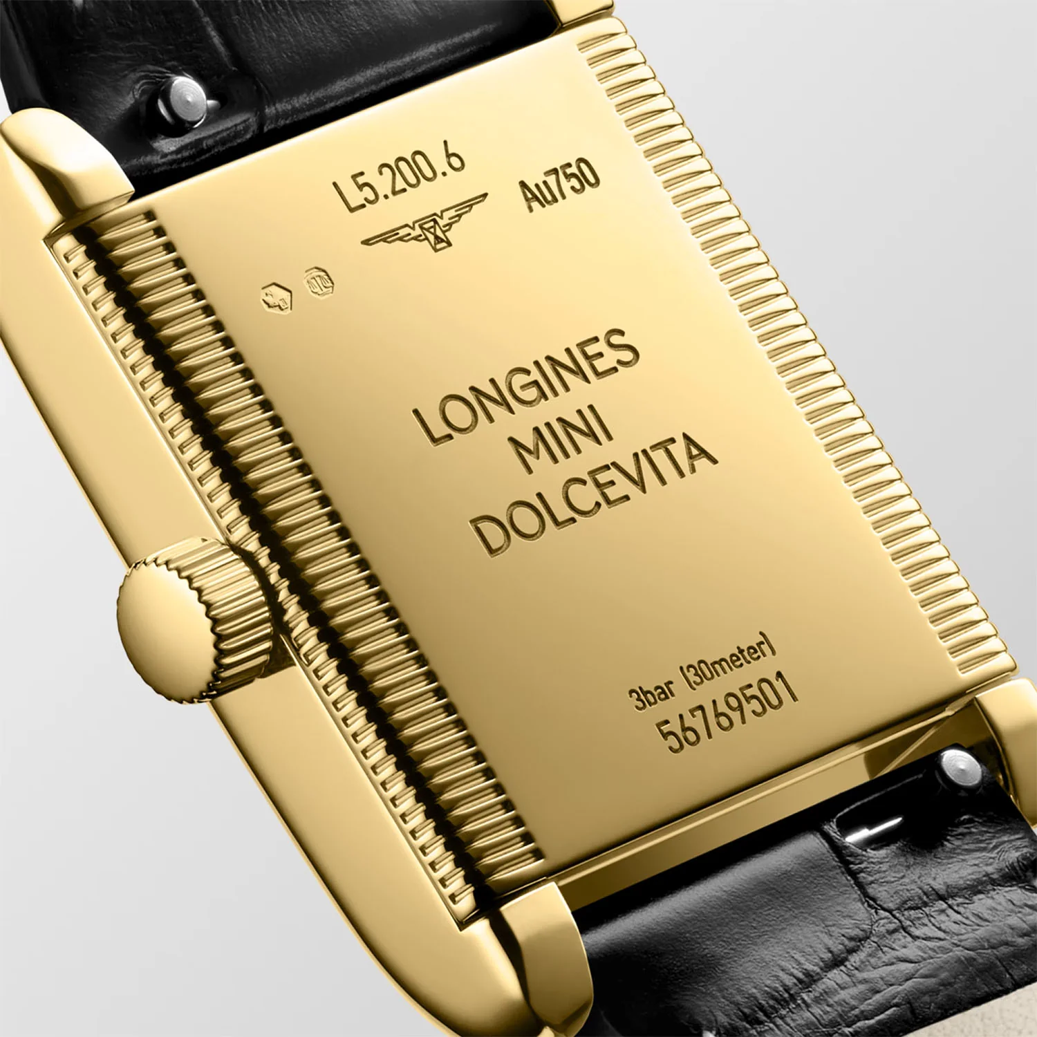 Mini DolceVita 18ct Yellow Gold Ladies Strap Watch - Image 5