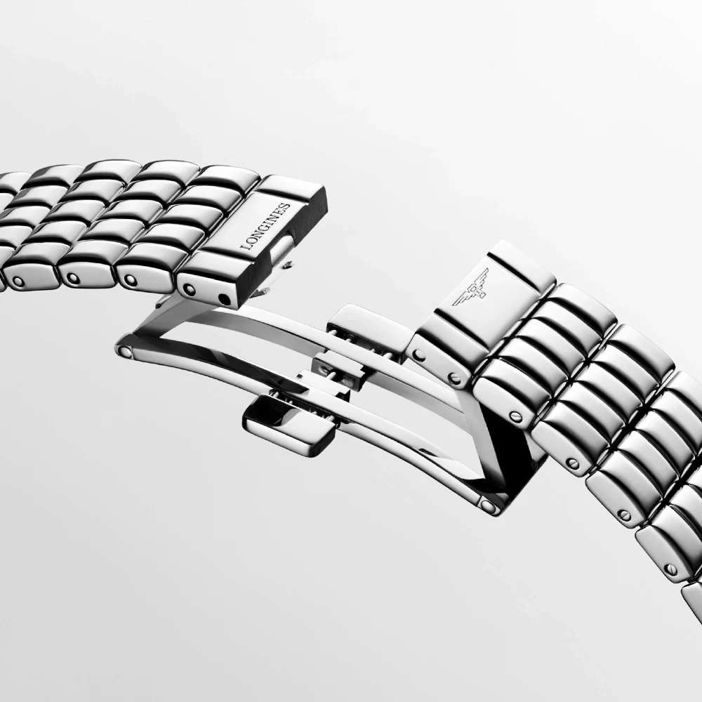 Mini DolceVita 21.5mmx x 29mm Steel Ivory Dial Bracelet Watch - Image 4