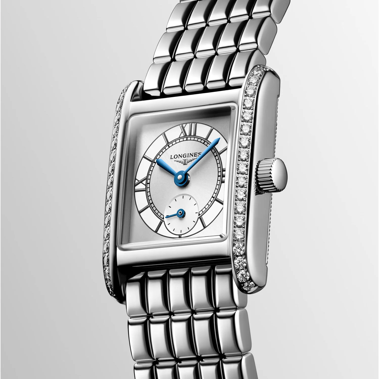 Mini DolceVita Steel Ladies Diamond Set Bracelet Watch - Image 2