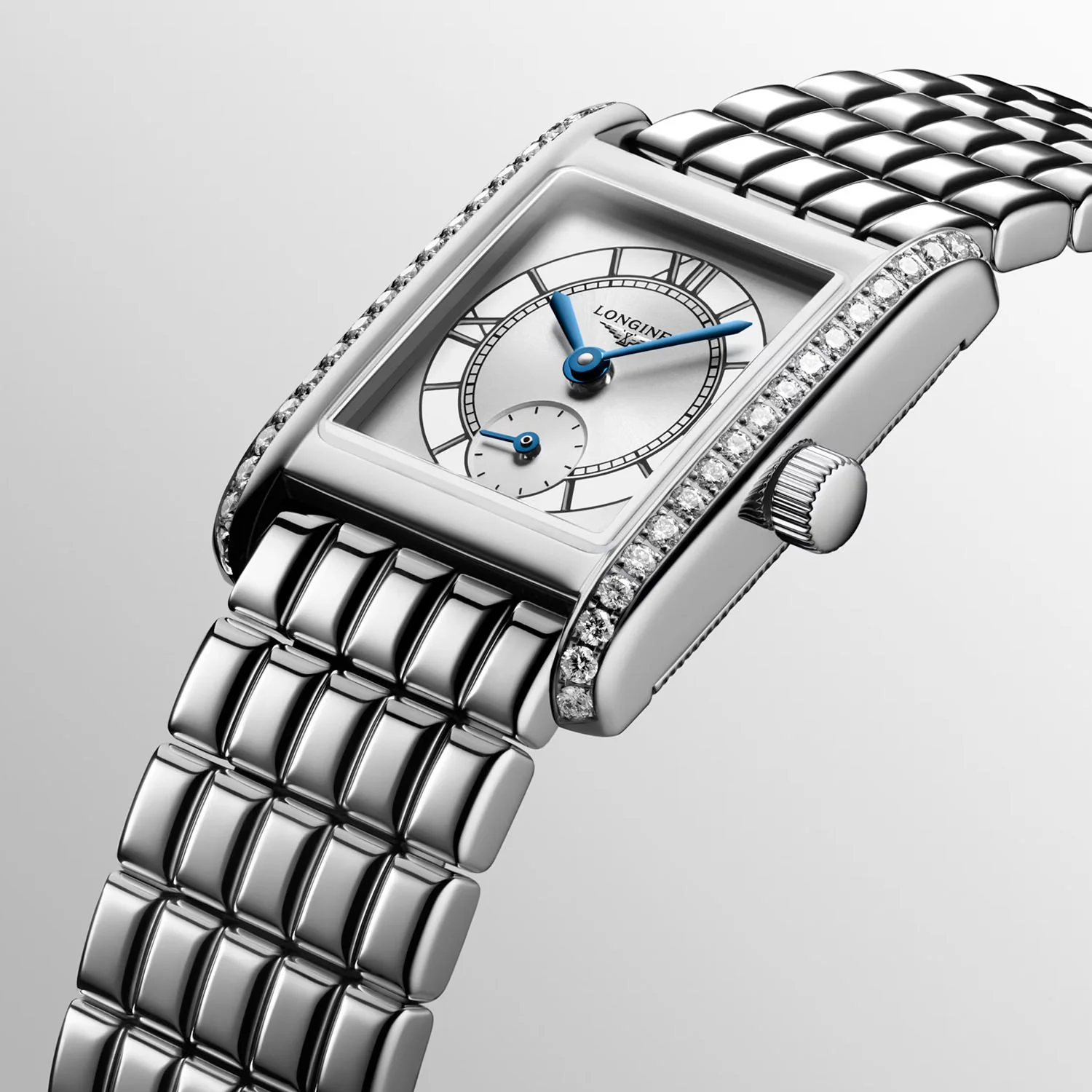 Mini DolceVita Steel Ladies Diamond Set Bracelet Watch - Image 3