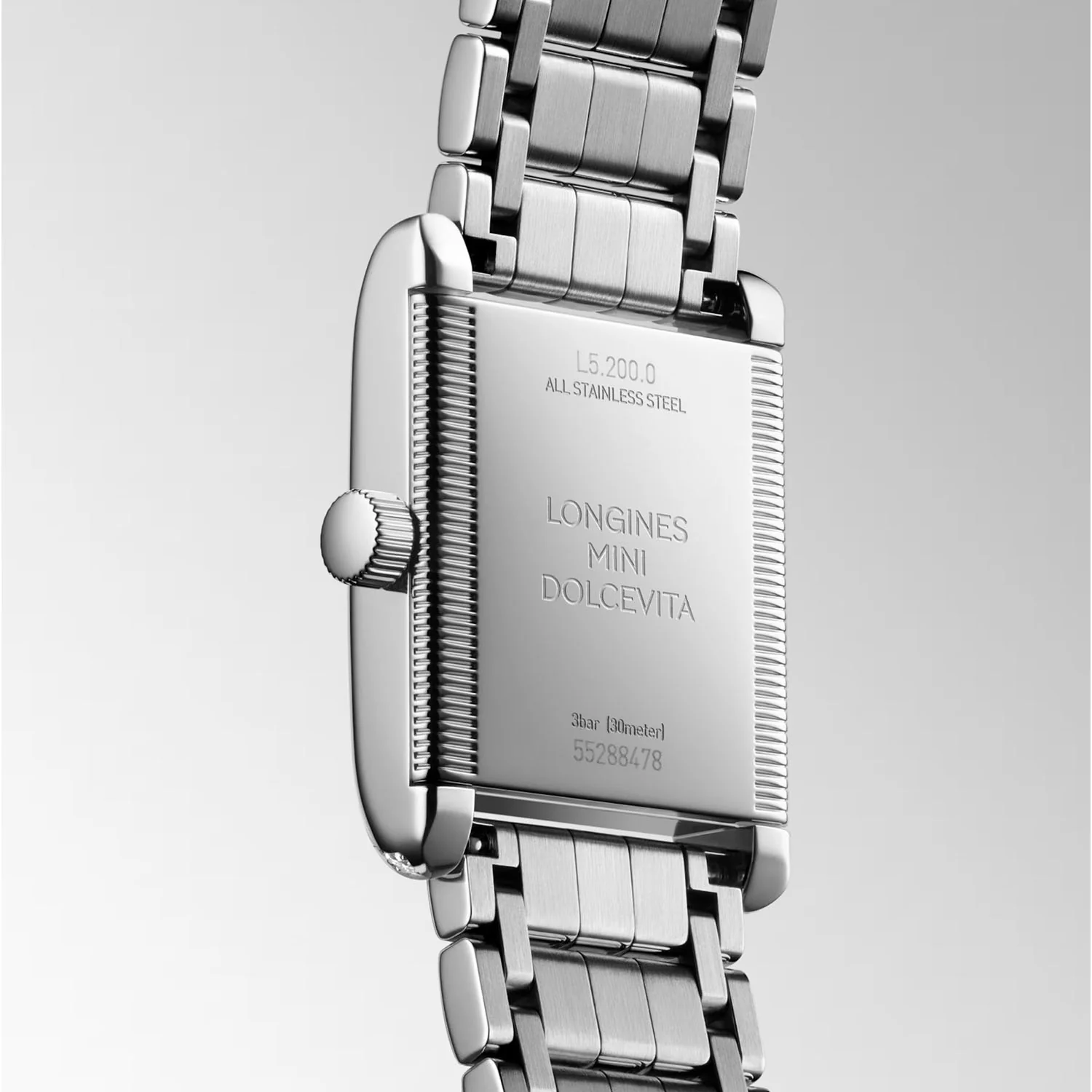 Mini DolceVita Steel Ladies Diamond Set Bracelet Watch - Image 4