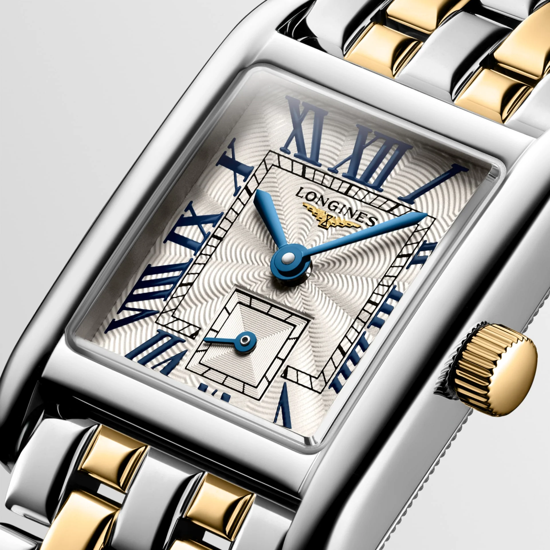 Mini DolceVita 21.5mm x 29mm Steel and 18ct Yellow Gold Bracelet Watch - Image 2