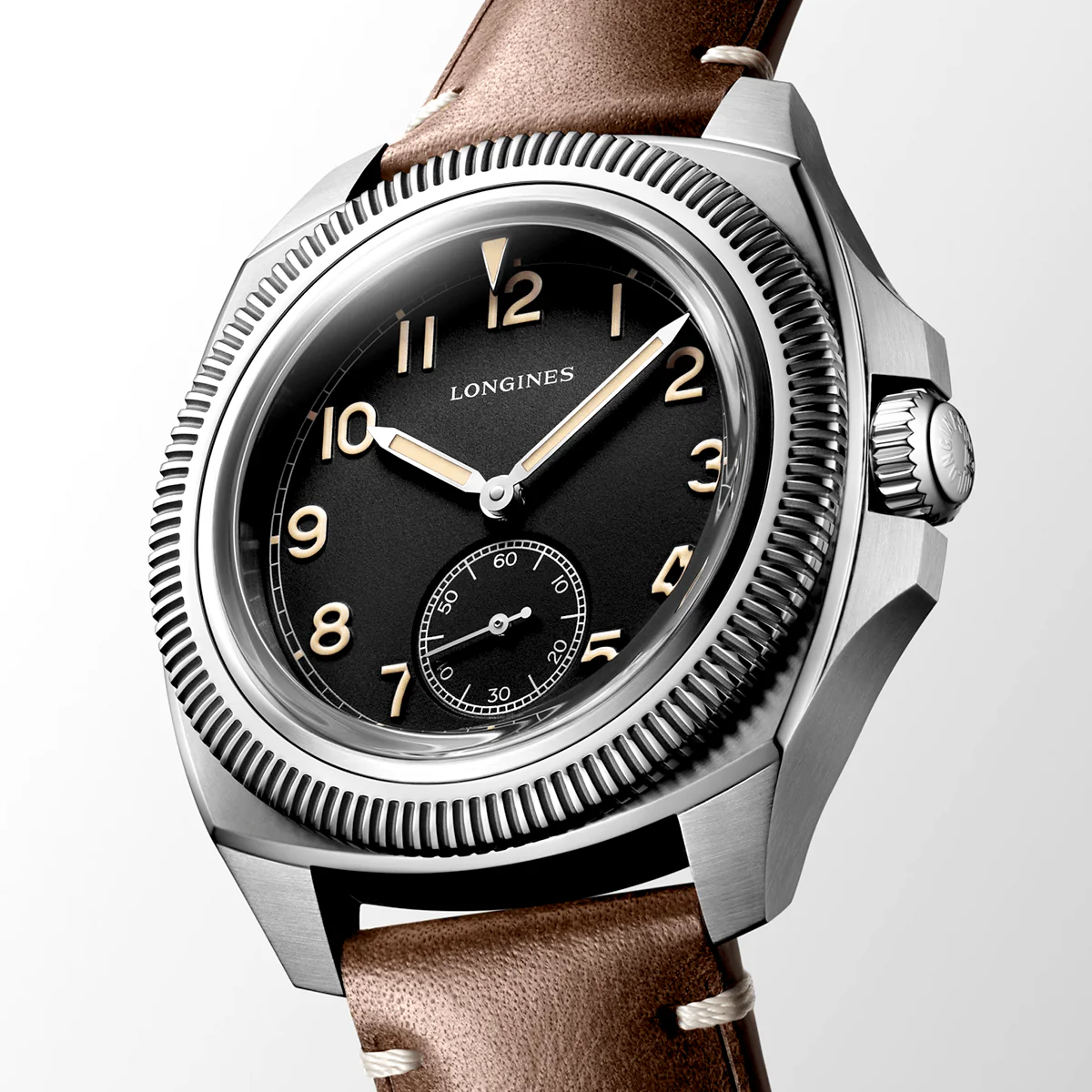 Pilot Majetek 43mm Black Dial Mens Leather Strap Watch - Image 2