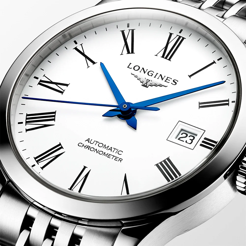 Record 30mm White Dial Ladies Automatic Bracelet Watch - Image 2