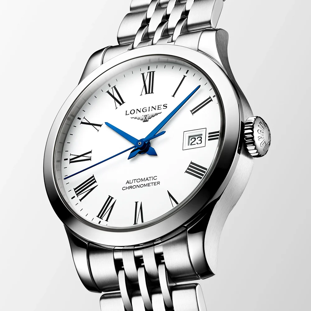 Record 30mm White Dial Ladies Automatic Bracelet Watch - Image 3