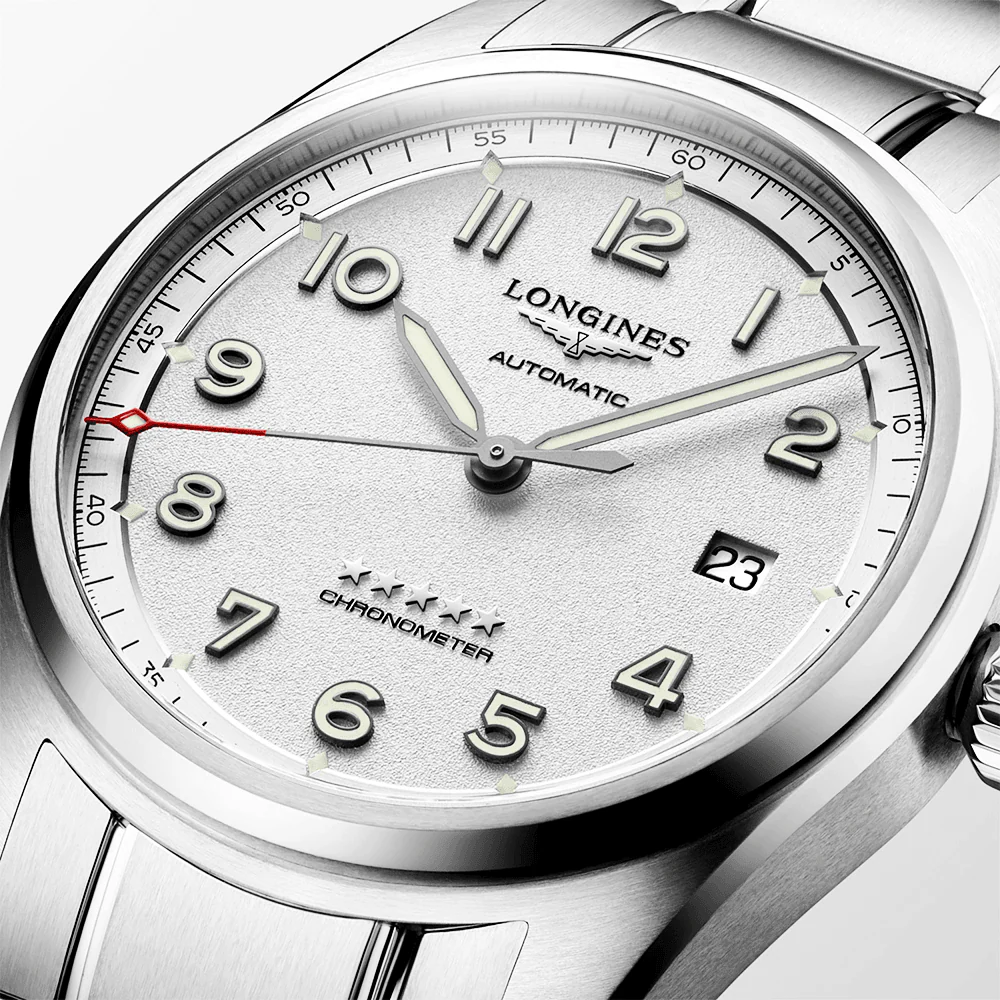 Spirit 40mm Silver Dial Men's Automatic Bracelet Watch - Image 3