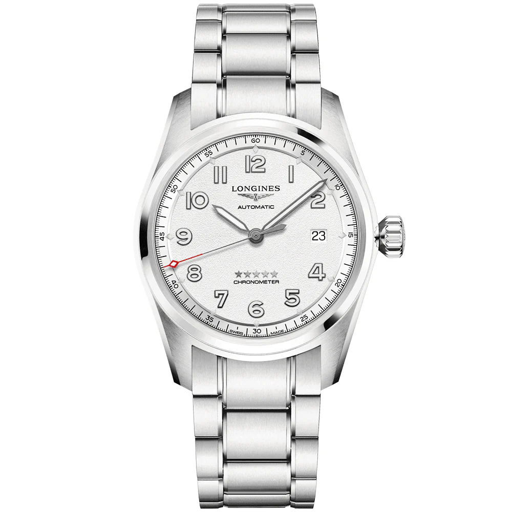 Spirit 40mm Silver Dial Men's Automatic Bracelet Watch - Image 4