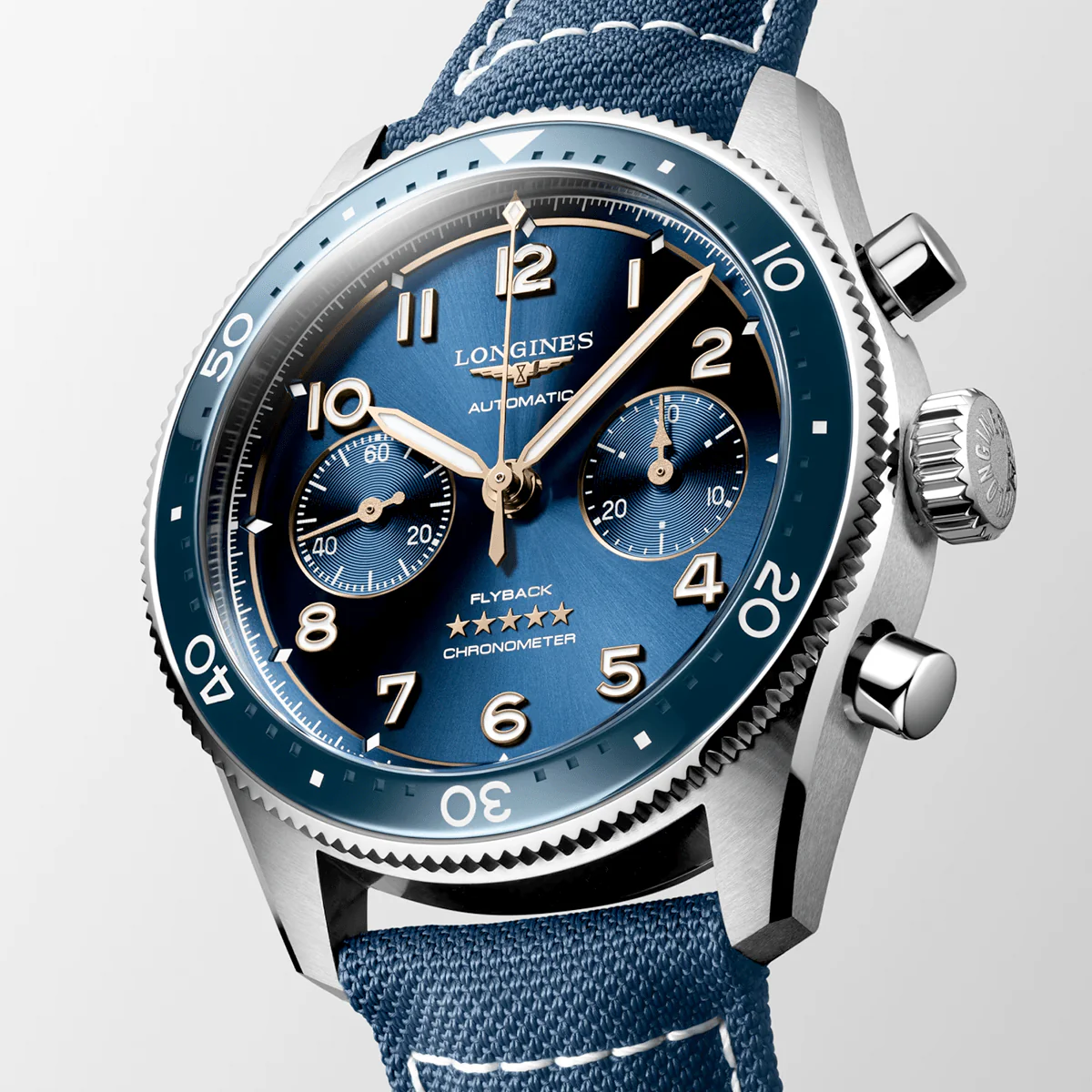 Spirit Flyback 42mm Blue Dial Men's Automatic Chronograph Watch - Image 2