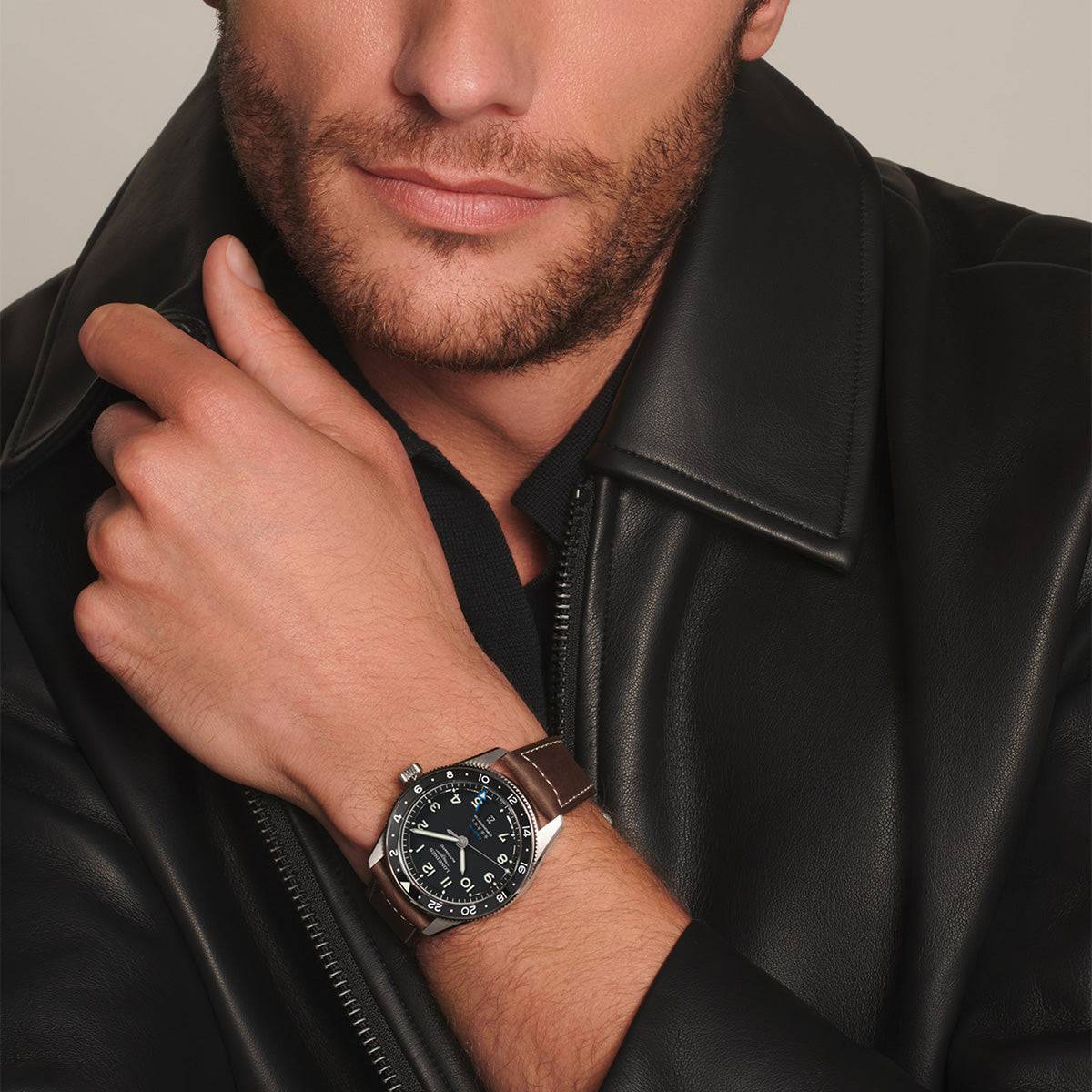 Spirit Zulu Time 42mm Steel Men's Strap Watch - Image 2