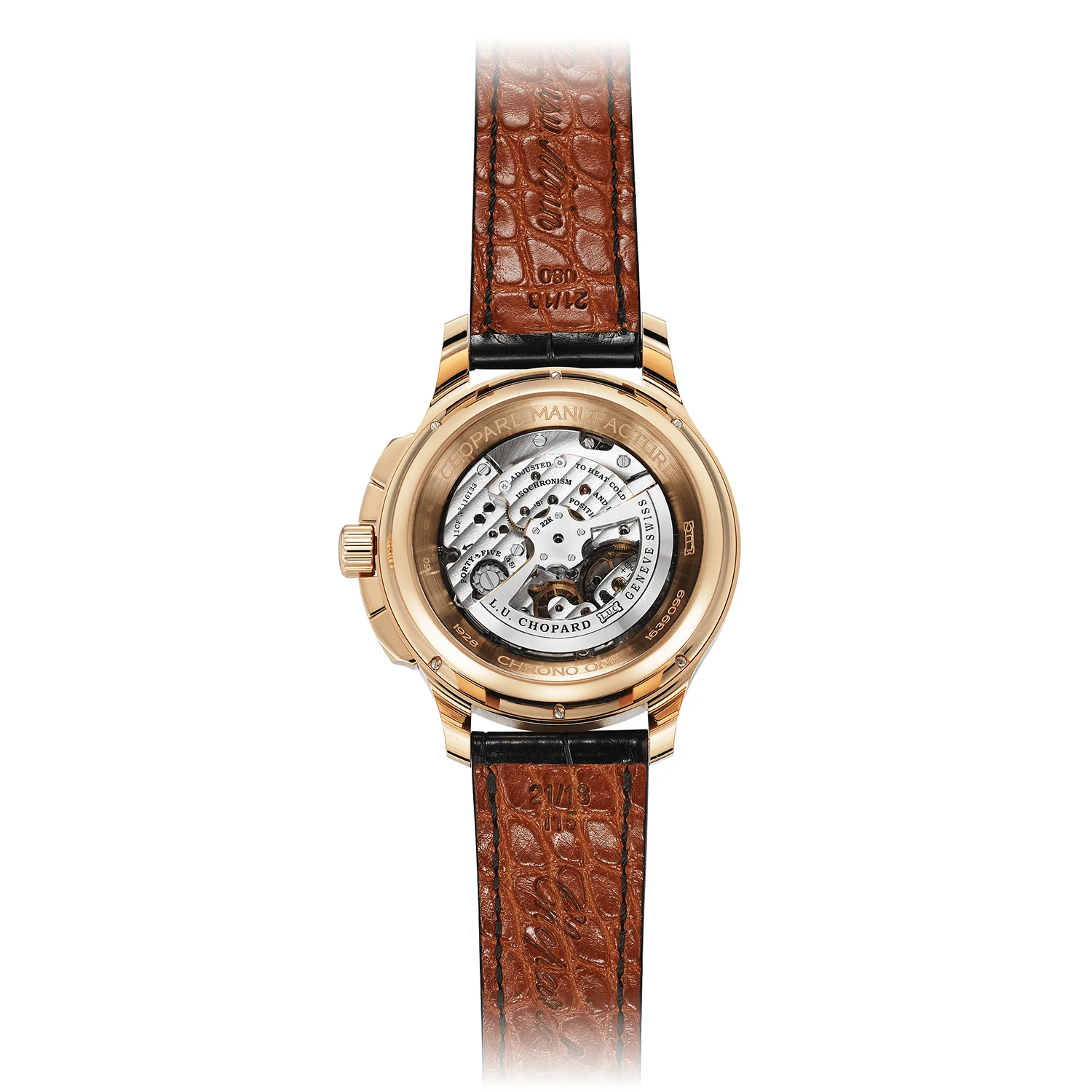 LUC Chrono One 18ct Rose Gold 44mm Ltd Edition Watch - Image 3