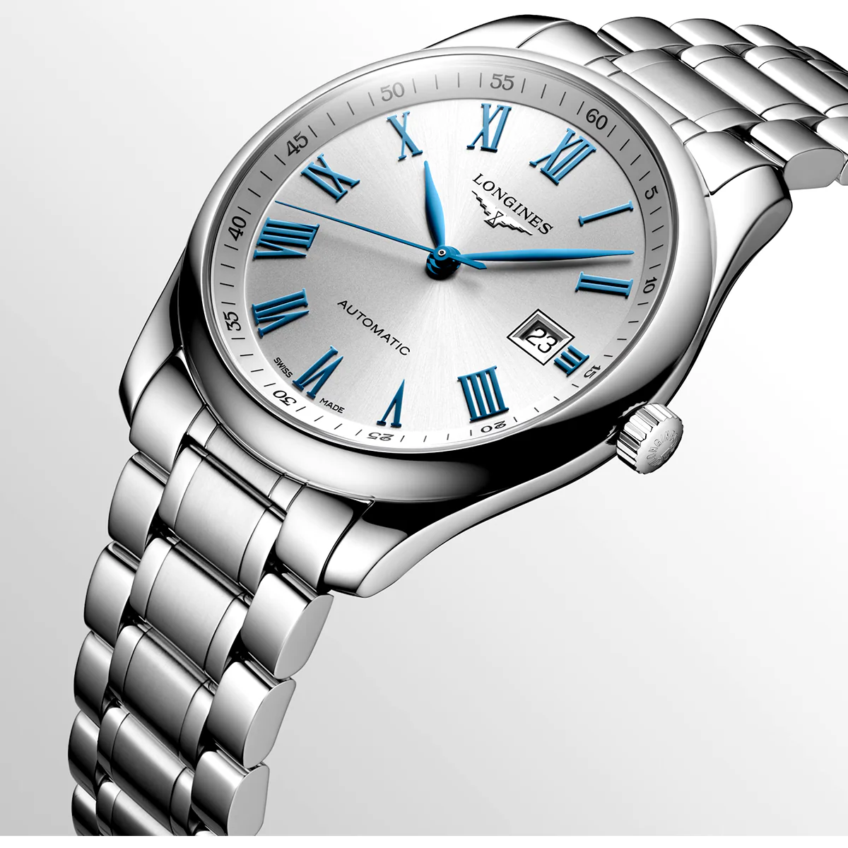 Master Collection 40mm Ivory Dial Automatic Bracelet Watch - Image 2