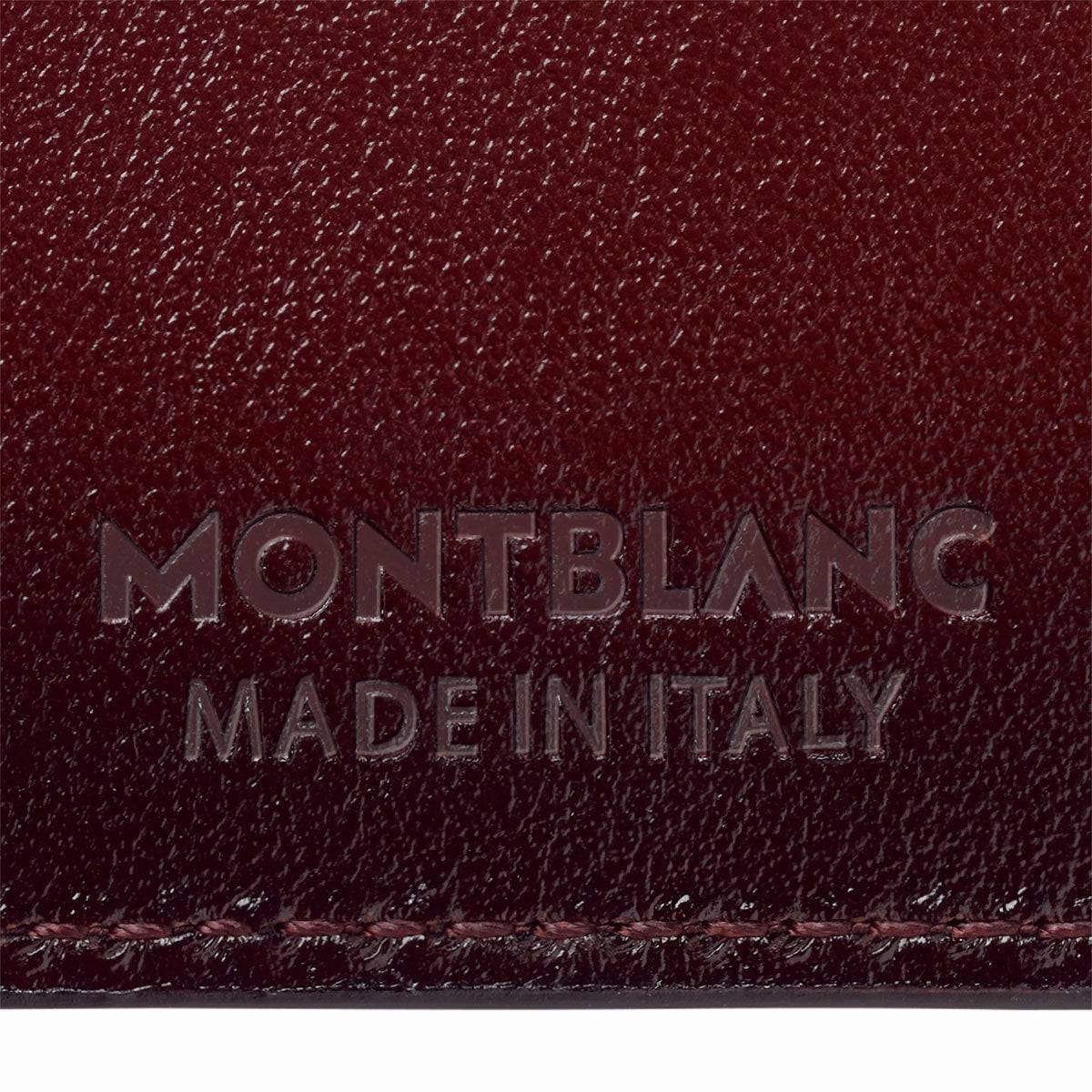Meisterstuck Card Holder 6cc in Sfumato Burgundy Leather - Image 5