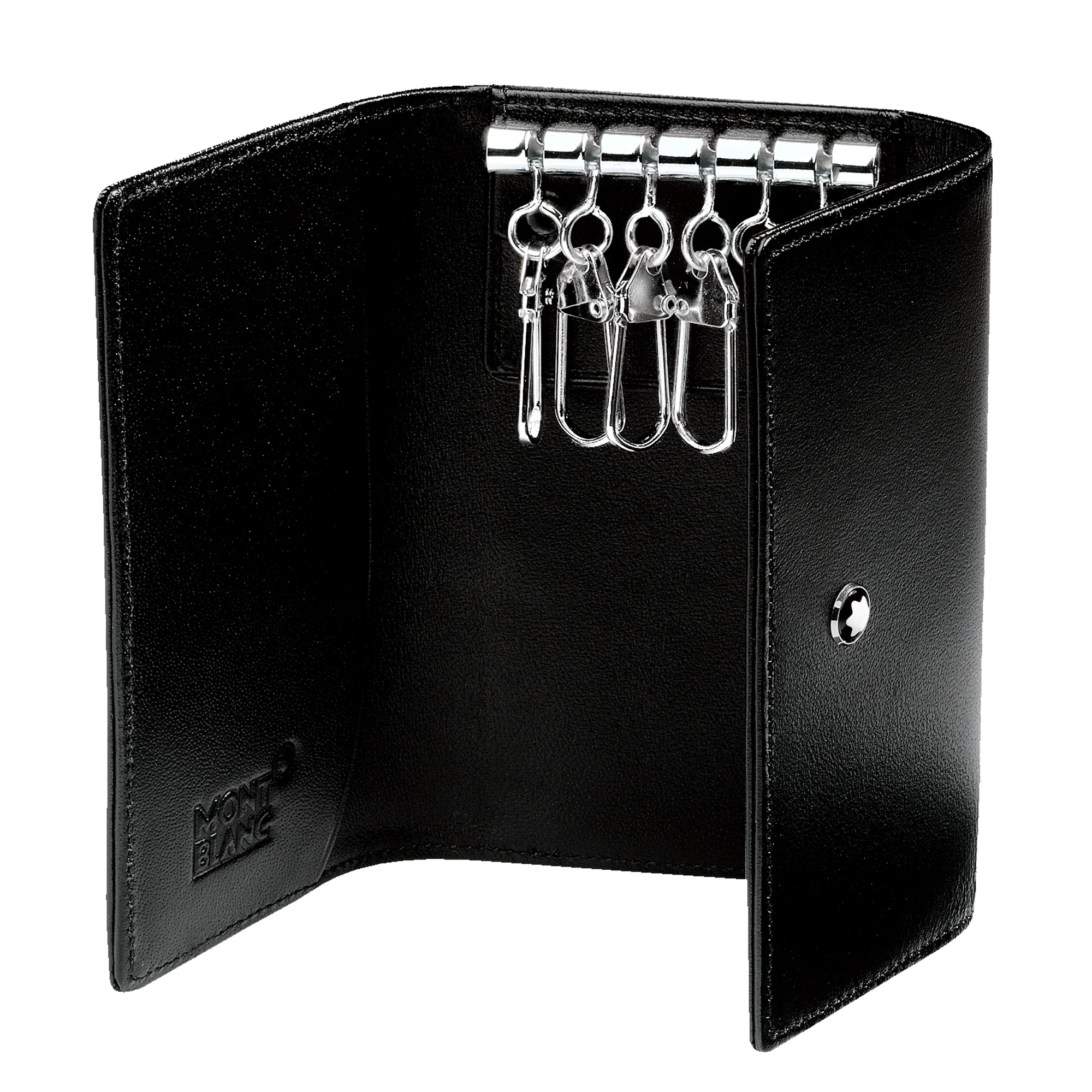 Meisterstuck Key Case 6 Keys in Black Leather - Image 2