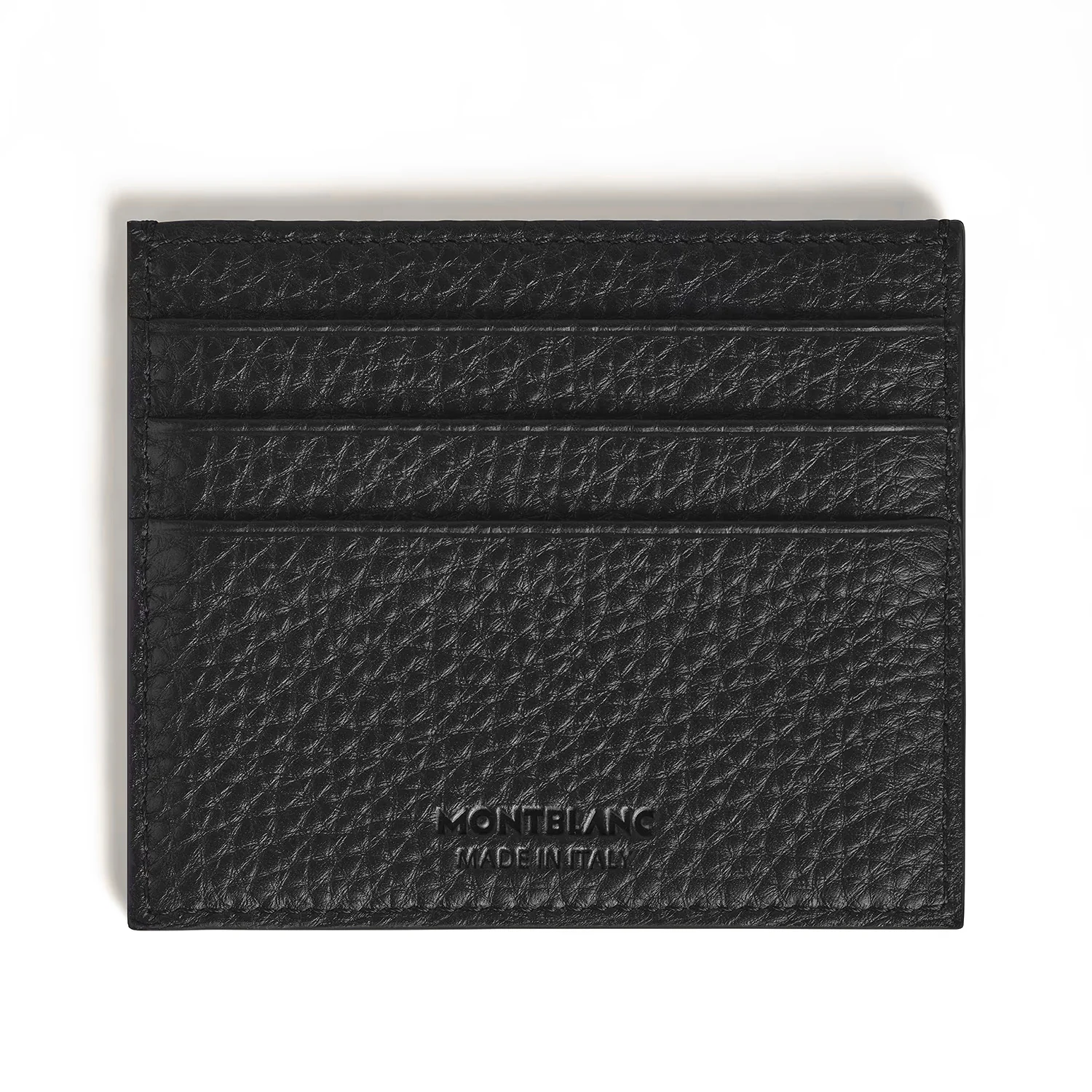 Meisterstuck Card Holder 6cc in Grain Black Leather - Image 2