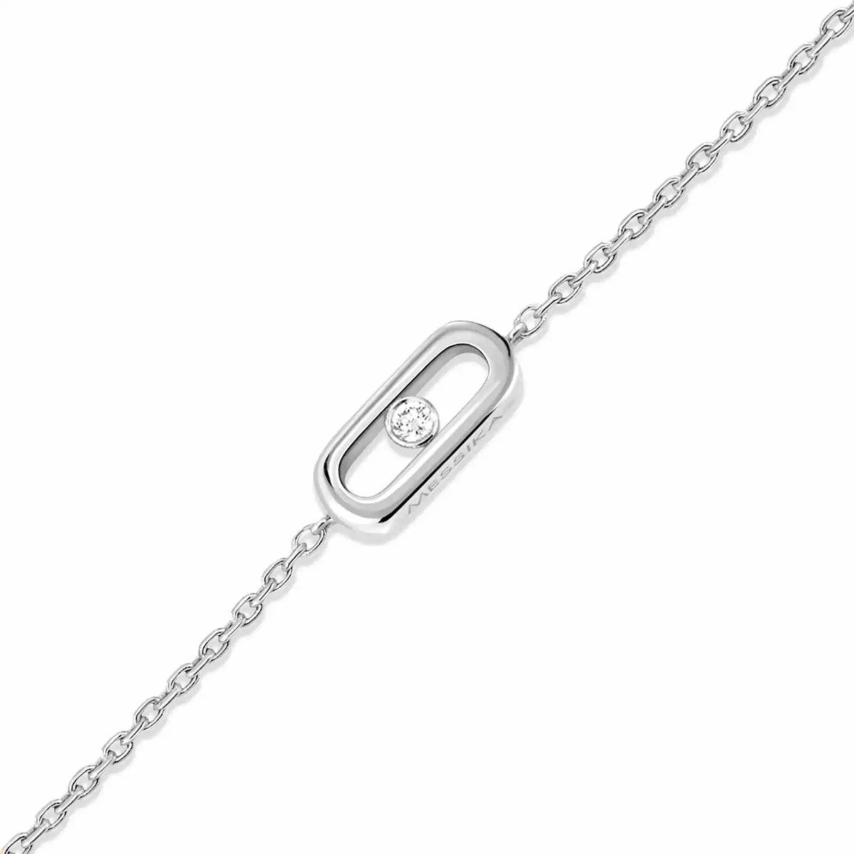 18ct White Gold Diamond Messika Cares Bracelet - Image 2