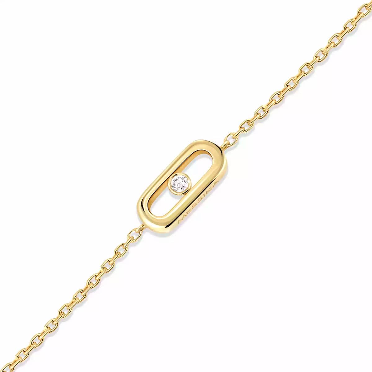 18ct Yellow Gold Diamond Messika Cares Bracelet - Image 2
