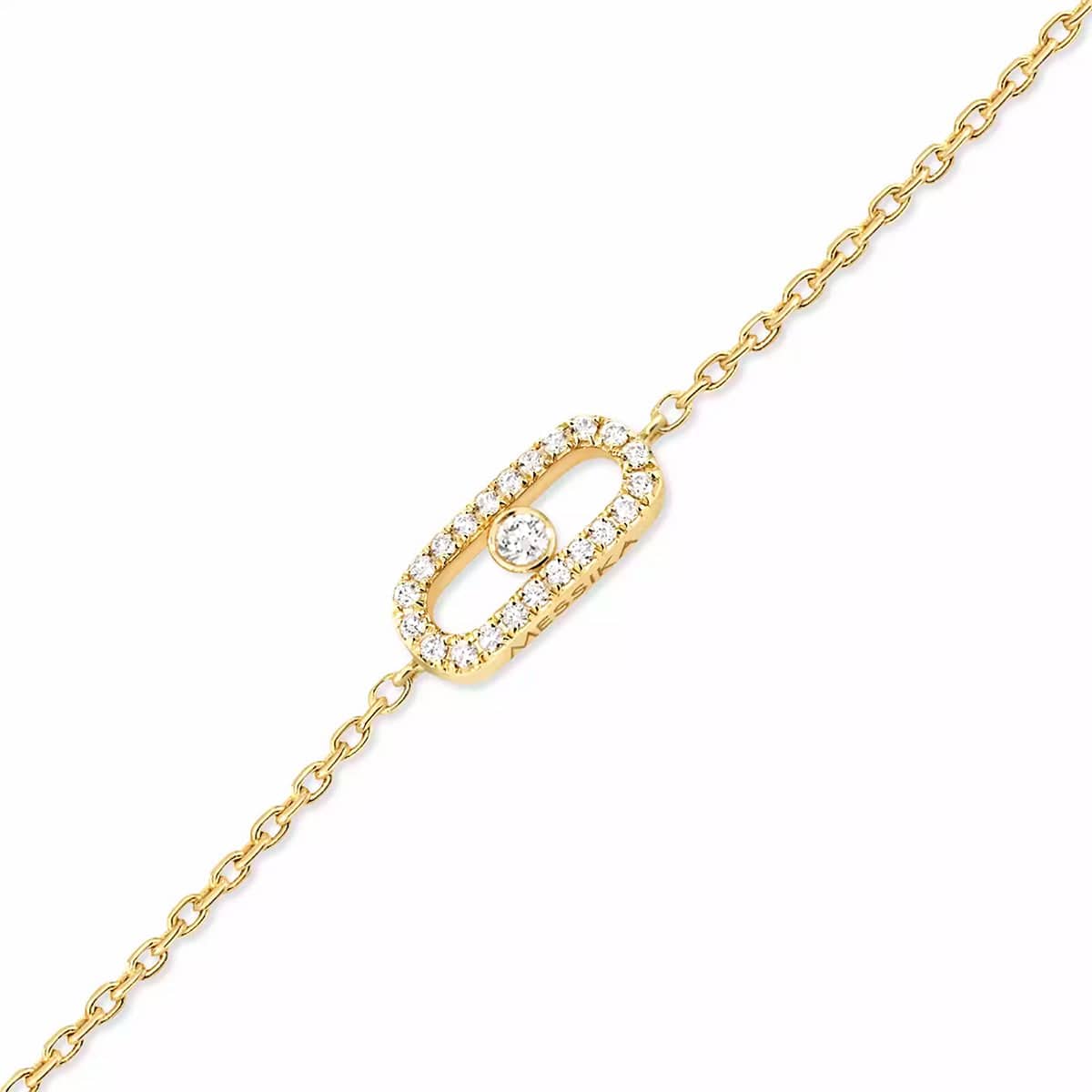 Messika Cares 18ct Yellow Gold Pave Diamond Set  Bracelet - Image 2