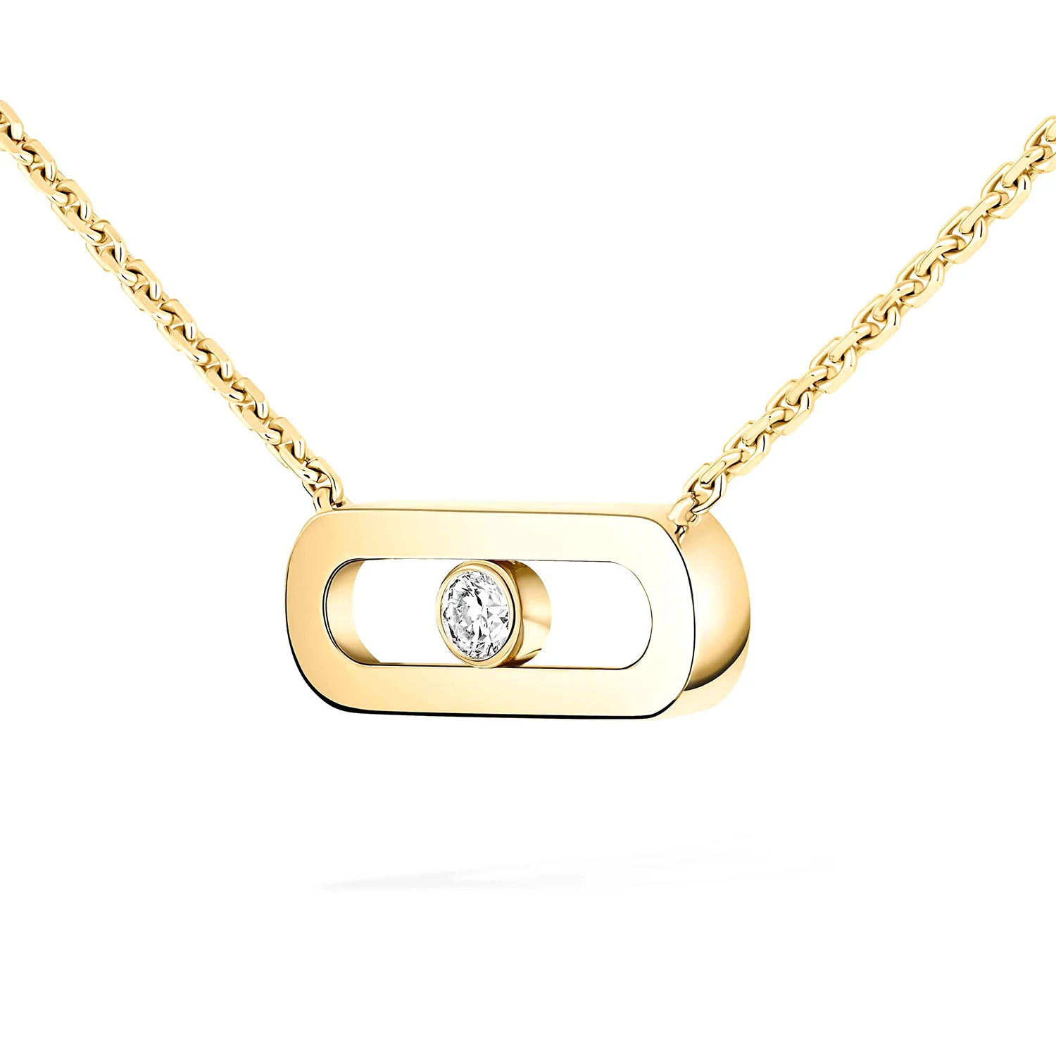 Move Uno 18ct Yellow Gold Diamond Necklace - Image 4