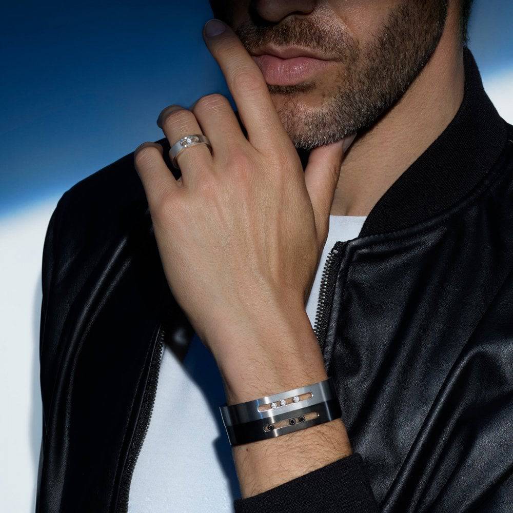 Move Titanium Natural Titanium & Diamond Ring - Image 2