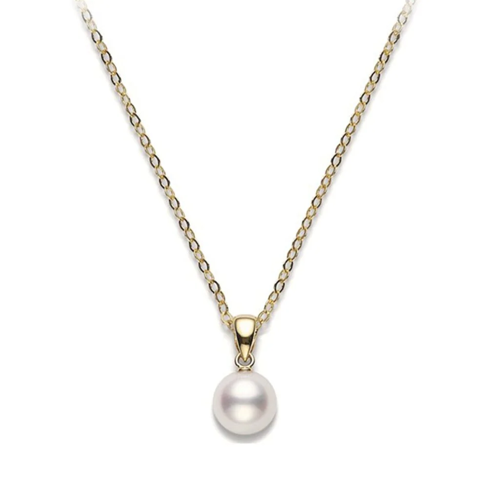 Classic AA Grade Akoya Cultured Pearl Pendant - Image 2