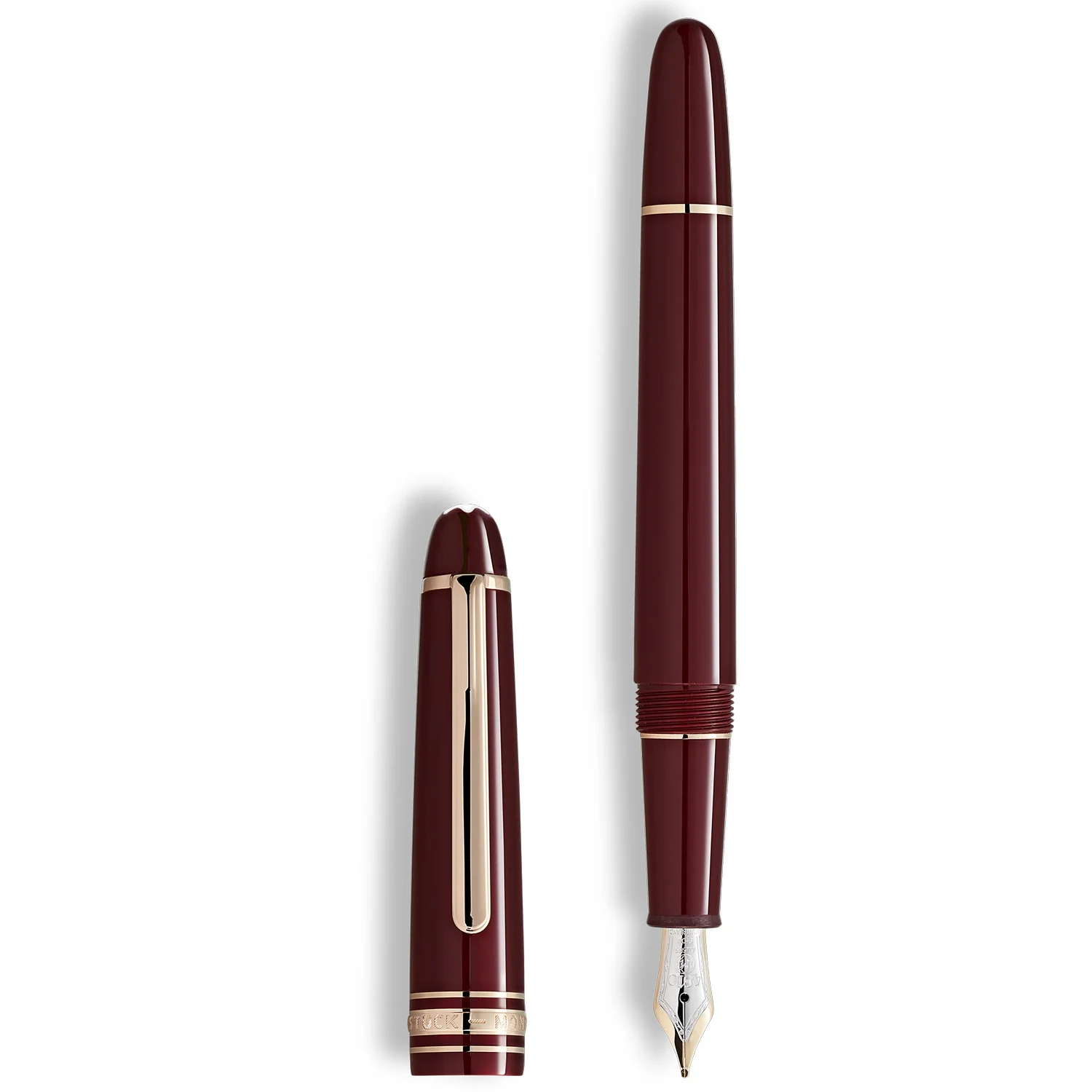 Meisterstück Burgundy Red Classique Fountain Pen - Image 2