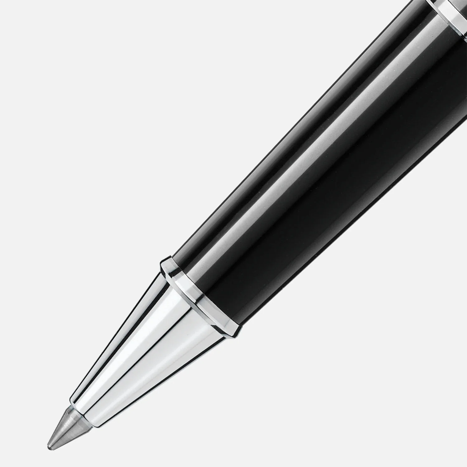 Meisterstuck Doue Geometry Platinum Finish Roller Ball Pen - Image 2
